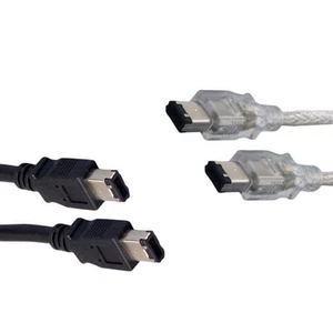 3Ft-15Ft 6 to 6 PIN IEEE 1394a IEEE1394 FIREWIRE 400 Mbps iLINK CABLE PC MAC DV - Picture 1 of 5