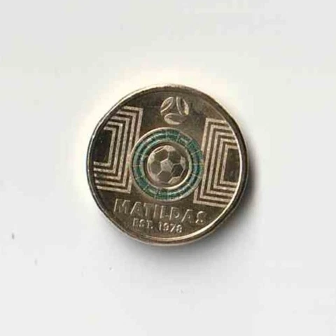 ⭐️ 2023 | Australian $2 COIN | MATILDAS soccer ⚽ dark green 🫒 | Circ | Rare🪙 Cover