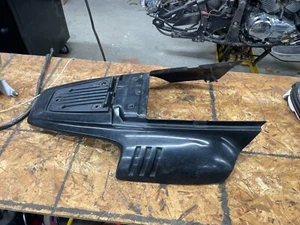 87-24 YAMAHA TW200 BLACK PLASTIC MOTORCYCLE REAR FENDER - Picture 1 of 8