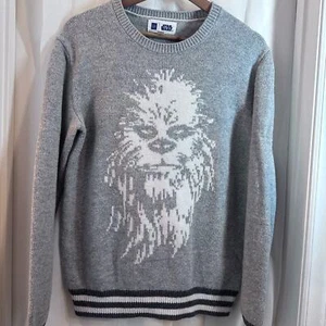 Star Wars Grey Chewbacca Holiday Sweater - Picture 1 of 9