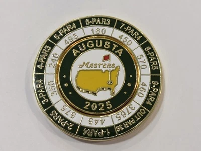 AUGUSTA NATIONAL GOLF CLUB 2025 Masters Tournament Mondomark Magnetic Ball Marker- AUGUSTA NATIONAL !!