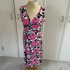 Phase Eight Rose Floral Dress Size 14 - Picture 1 of 9