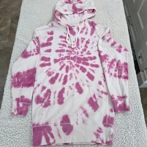 Spiritual Gangster Pink Tie-Dye Hoodie Boho Hippie Women S - Picture 1 of 7