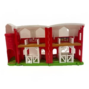 Fisher Price Little People Animal Friends Farm Red Barn Silo Sounds Working! - Picture 1 of 8