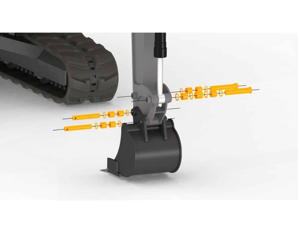 Dipper Bucket End Pin & Bush Kit for Kubota KX41-3V - Image 1 of 1