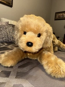 SHERMAN Plush GOLDEN RETRIEVER Dog Stuffed Animal The Douglas Cuddle Toys #2375 - Picture 1 of 17