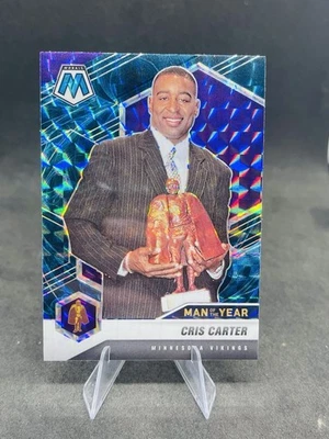 2021 Panini Mosaic Football Genesis Cris Carter Man of Year SSP Case Hit #277 - Image 1 of 2