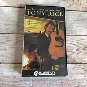 Intimate Lesson with Tony Rice Homespum Video VHS Tape - Imagen 1 de 5