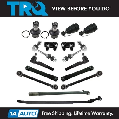 Kit de dirección delantera y suspensión TRQ para 06-08 Dodge Ram 1500 06-09 Ram 2500 3500 Foto 1 de 4