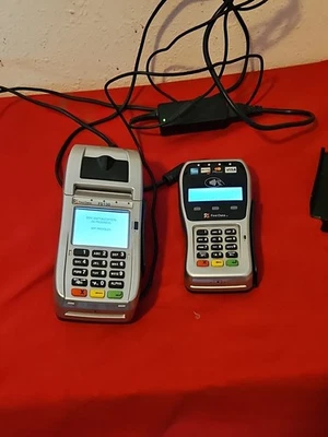 First Data FD130 Duo and FD-35 PIN Pad Credit Debit Card POS Terminal FD130Duo - Image 1 of 4