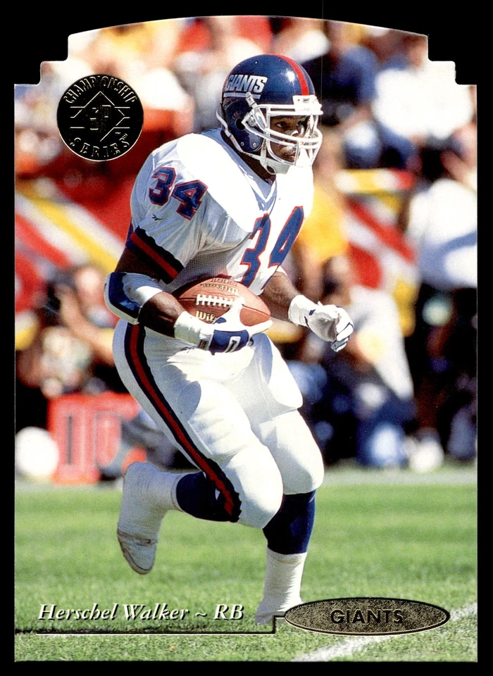 1995 SP Championship Herschel Walker #165 Die Cuts New York Giants - Image 1 of 2