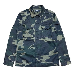 Jack Spade Camo Riverton Shirt Jacket Men's XS Military Utility Streetwear - Picture 1 of 10