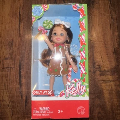 Barbie Christmas Kelly Miranda Gingerbread Doll 2008 NRFB - Image 1 of 2