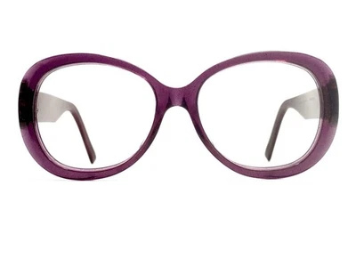 Nuevas Gafas Marc Jacobs Púrpura Transparente Brillo Ovaladas MARC 111/S OBCK8 56 18 135 Foto 1 de 4