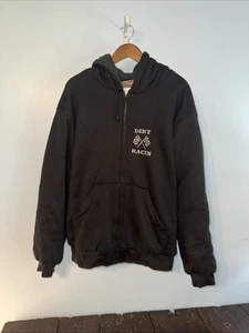 Dirt Racing gefüttertes Sweatshirt/Jacke mit Reißverschluss Herren 2XL - Bild 1 von 5