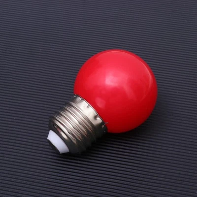 1PC LED Color Light Bulb Colorful Outdoor Waterproof Lamp E27 Screw Small Bulb - Image 1 of 4