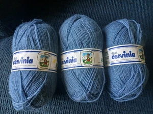 Filati Cervinia Amalfi Blue Acrylic Yarn 3 skeins 50g ea-218 yrds-Made in Italy - Picture 1 of 5