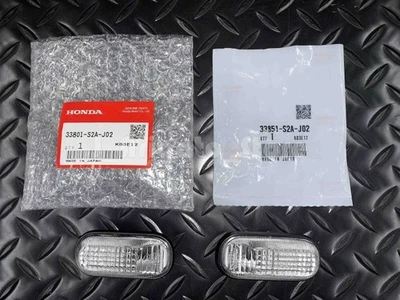 Honda S2000 Genuine Clear Side Marker Light set OEM 33801-S2A-J02/33851-S2A-J02 - image 1 of 4
