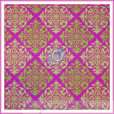 BonEful Fabric FQ Cotton Quilt Pink Fuchsia Damask Spring Summer Easter Flower S - Image 1 of 4
