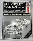 Haynes Chevrolet Full Size Models Automotive Repair Manual 1969 Through 1990