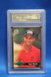 2001 Legends Sports Vol 13 Number 1 #NNO Tiger Woods USA Grade 10 GEM-MT 30043 - Bild 1 von 2
