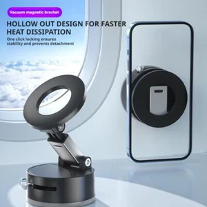 360° Rotation Vacuum Magnetic Suction Cup Car Phone Holder UK Mounts Stand H3V2 - Photo 1 sur 16