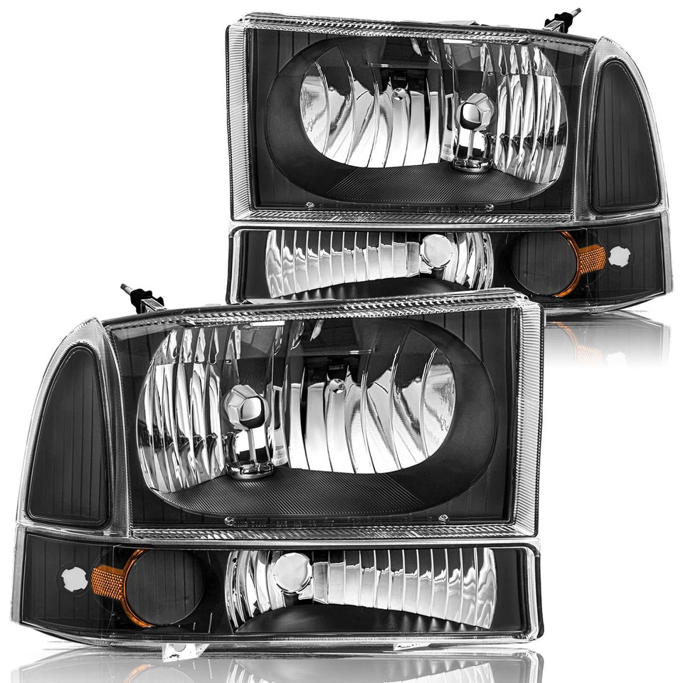 For 1999-2004 Ford Super Duty F250/350/450/550/ 2000-2004 Excursion Headlights - Image 1 of 1