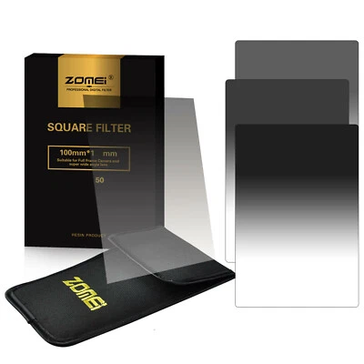 Filtro cuadrado de densidad neutra gradual ZOMEI 100 mm ND2+4+8+16 para Cokin serie Z Foto 1 de 4