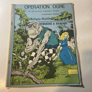 Judges Guild D&D 1st Ed Module -  OPERATION OGRE  (RARE 1ST PRINT) - Picture 1 of 11