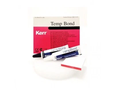 Kerr Temp-Bond STD Temporary Dental Cement 50g Base 15g Accelerator Mixing Pad