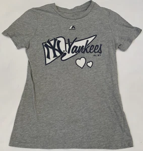 Girls Majestic New York Yankees Tshirt Size Large 14 - Picture 1 of 4