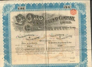 SELTEN => EL ORO (UK) (W) - Bild 1 von 1