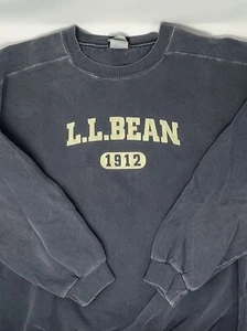 Vintage LL Bean Factory Store anthrazitgraues Sweatshirt mit Rundhalsausschnitt (S/M) - Bild 1 von 7