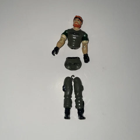 G.I. Joe Night Force Outback 1988 Vintage ARAH  Broken Figure Read Cover