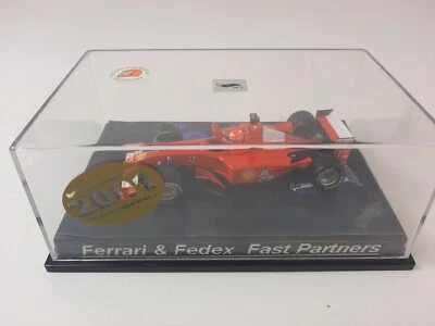 Hot Wheels Ferrari F2001 #1 M. Schumacher World Champion 2001 1/43 FEDEX PROMO - Immagine 1 di 4
