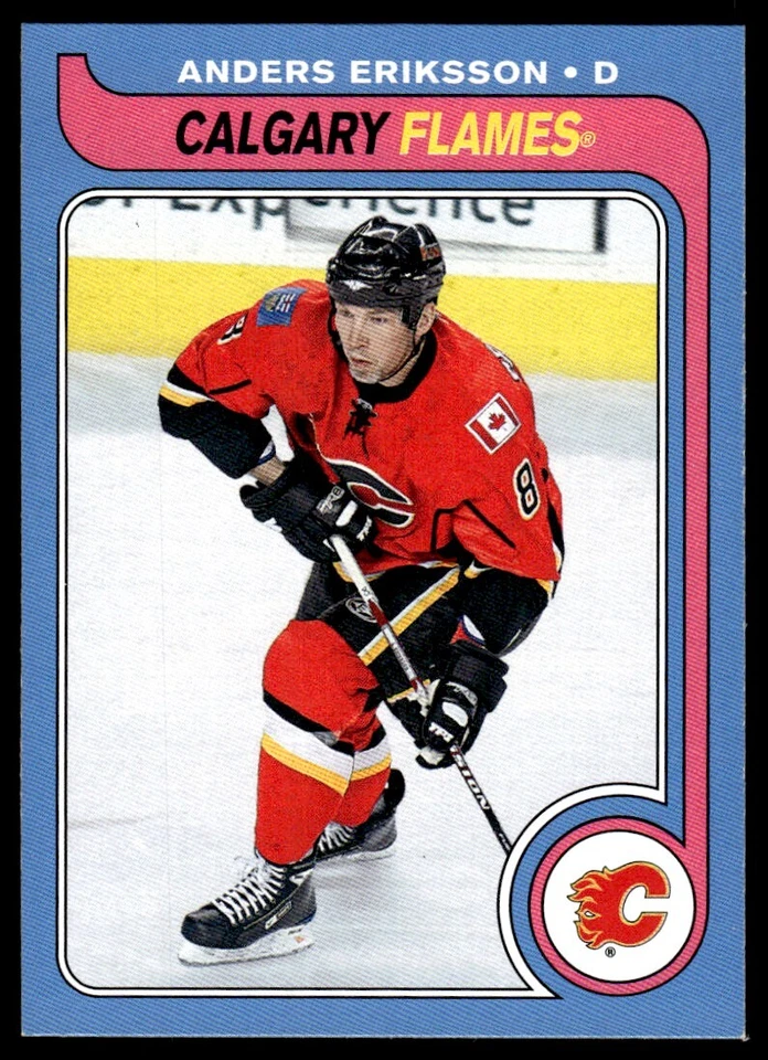 2008-09 O-Pee-Chee 1979-80 Retro Anders Eriksson Calgary Flames #149 R55 - Image 1 of 2