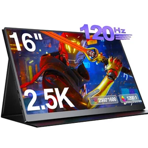 Tragbarer 16" 2K 120Hz Gaming Monitor 16:10 PC Bildschirm Monitor 2560*1600 - Photo 1/7