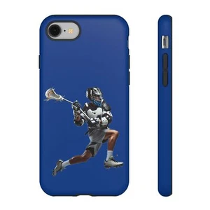 LACROSSE in Action Navy Blue Smart phoneTough Cases - Picture 1 of 213