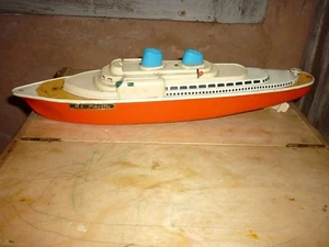 Vintage Metal Liner Boat Toy MS Pacific Michael Seidel Germany - Picture 1 of 10