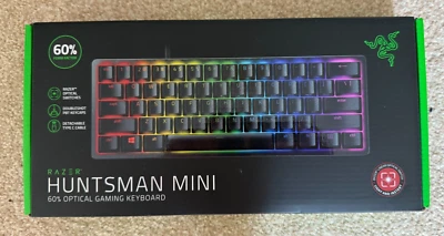 Razer Huntsman Mini 60% Optical Gaming Keyboard Red Switch RGB Sealed New - Image 1 of 3