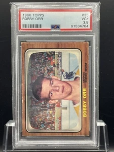 1966 TOPPS #35 BOBBY ORR ROOKIE PSA 3.5 BRUINS HOF. Great Centering See MySlabs - Picture 1 of 2