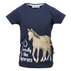 Salt and Pepper 13112267 T-Shirt Shirt Pferd Horses Mädchen blau - Bild 1 von 1