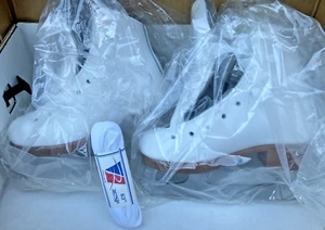 Riedell Ice Skates Figure Skates Model 17 Blade Model Spiral White Med Size 7 - Picture 1 of 2