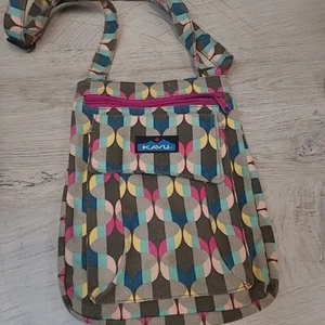 Bolso Bandolera de Lona Kavu Hombro Mensajero Cartera Bolso de Mano Colorido 11x9 - Imagen 1 de 6