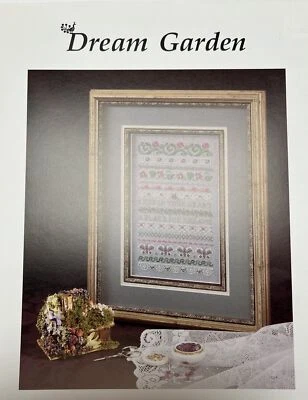 Just Nan “Dream Garden” Sampler Cross Stitch Pattern Only JN025 New - Image 1 of 4