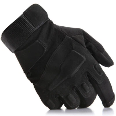 Guantes tácticos Airsoft Paintball guantes de caza para hombre dedos completos guantes de combate Foto 1 de 4