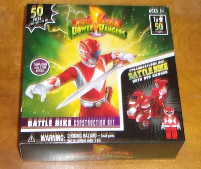 Forever Clever - Power Rangers Battle Bike Construction Set - Red Ranger - Image 1 of 2