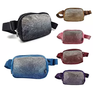 HZ-4284 Gürteltasche Bauchtasche Damen Ombre Glitzer Strass - Bild 1 von 20