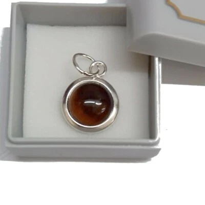 Ciondoli Argento di Legge Con Pietre Semi-Preziose E Perle Variati Con Astuccio - Immagine 1 di 4