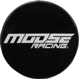 Moose Racing White Black Logo Bar Stool Seat Pad Street Motorcycle - Picture 1 of 4
